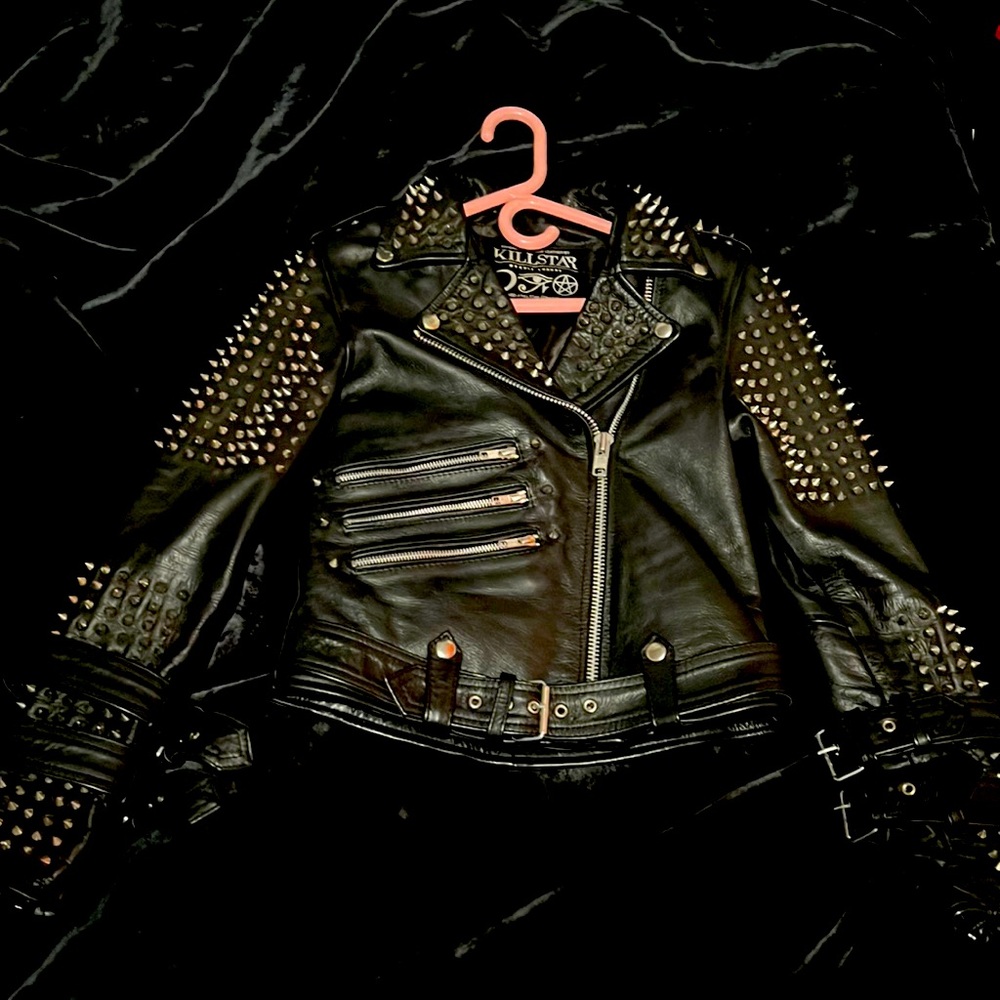 Killstar Real Leather Jacket, size small